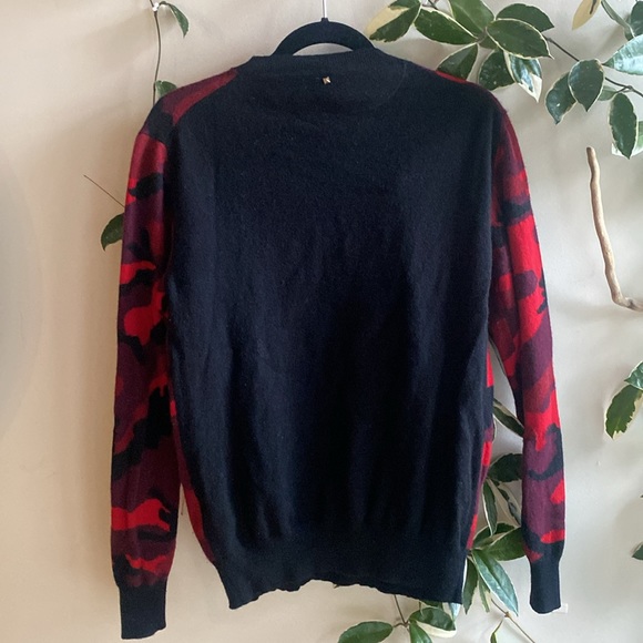 Valentino Red Camo Cashmere Sweater - Picture 2 of 4
